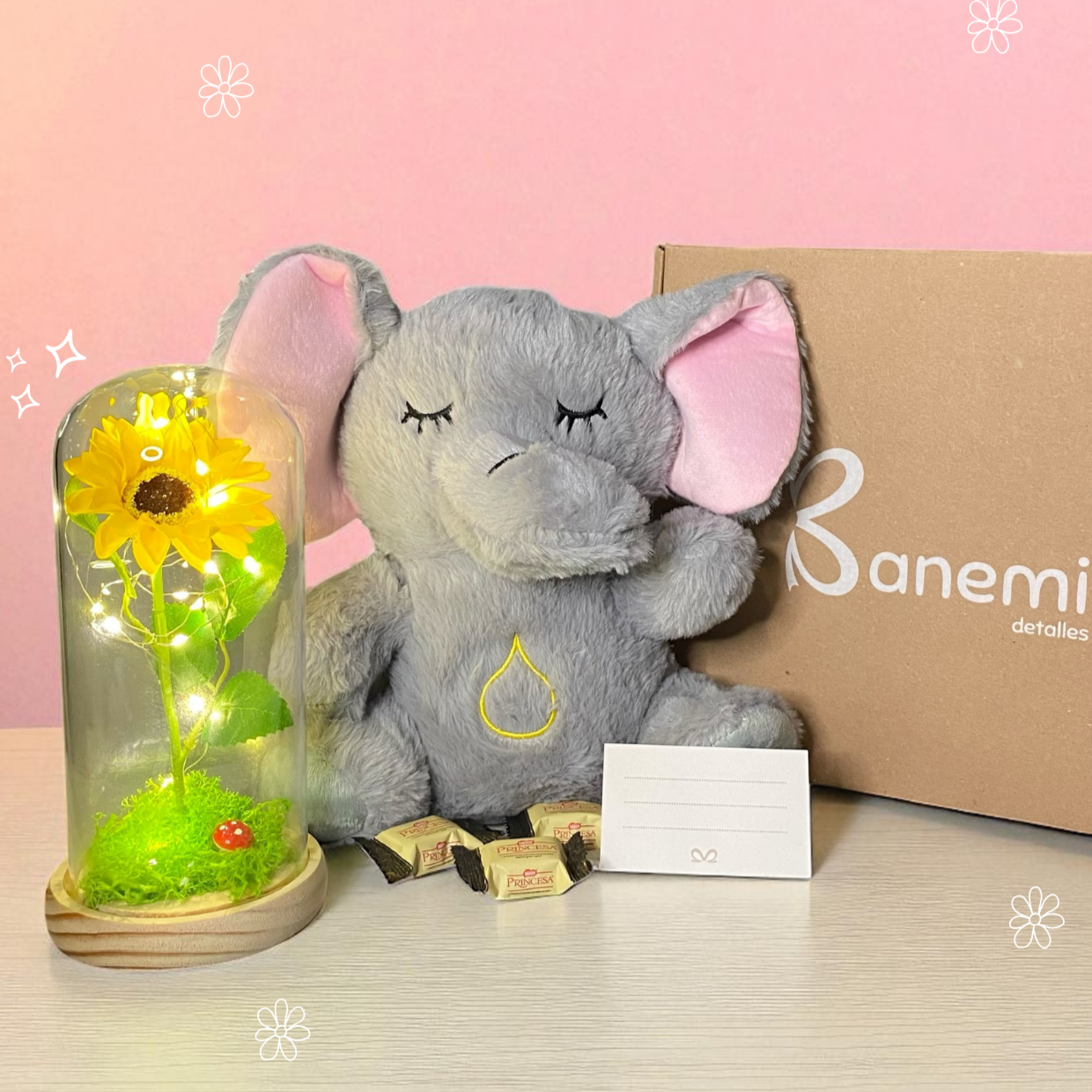 🐘✨ Elefante Sereno: Cúpula Encantada + compañía que abraza y calma