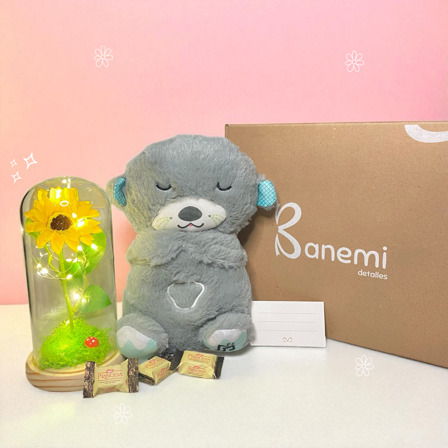 🦦💤 Nutria Serena: Cúpula iluminada + peluche que respira y calma