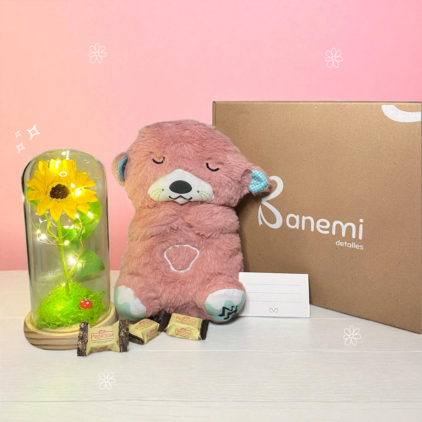 🦦💤 Nutria Serena: Cúpula iluminada + peluche que respira y calma