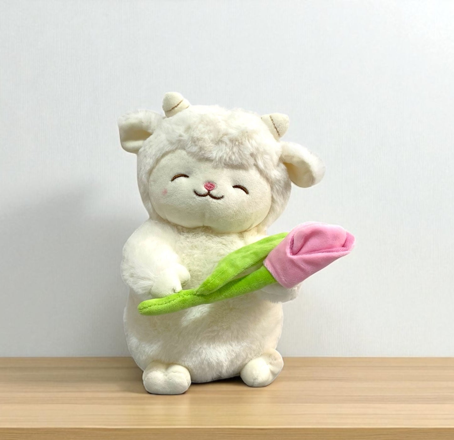 🐑✨ Peluche Corderito con Tulipán