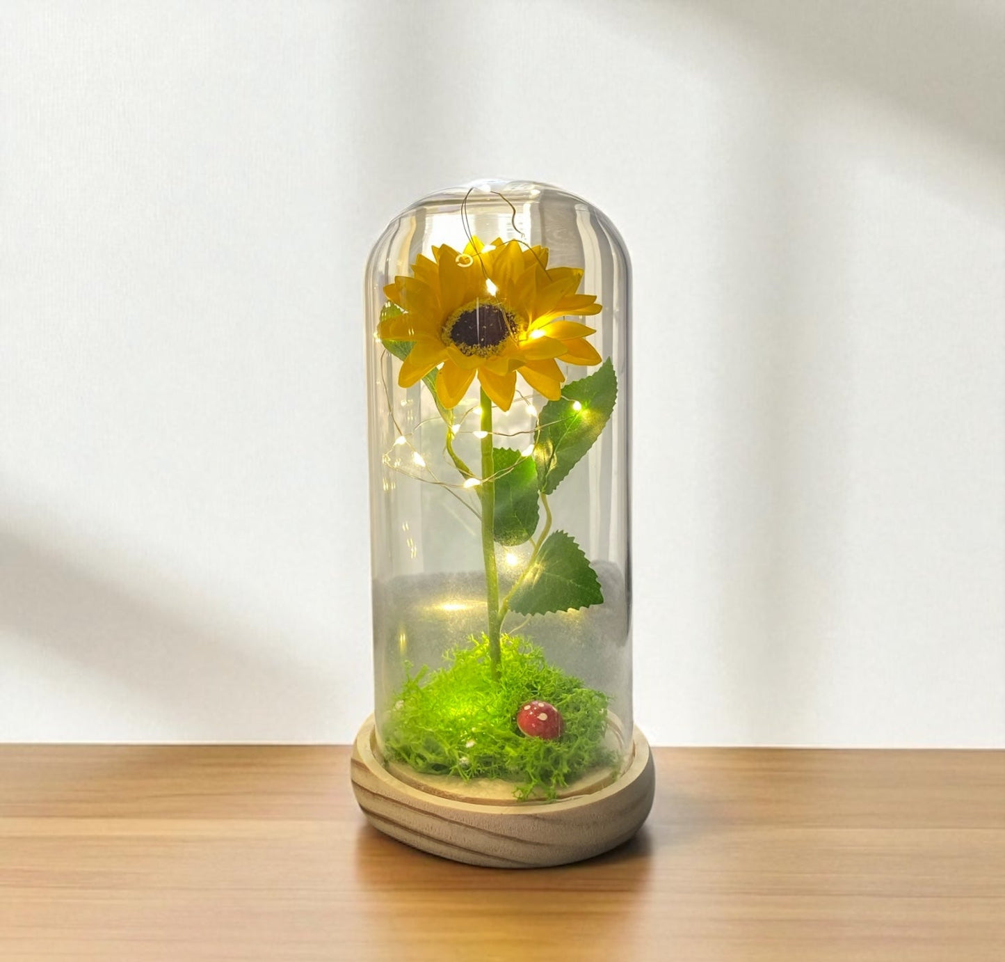 🌻Cúpula Girasol Encantado con Luz