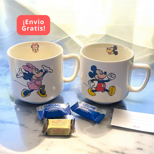 💞 ☕ Tazas Disney – Mickey y Minnie