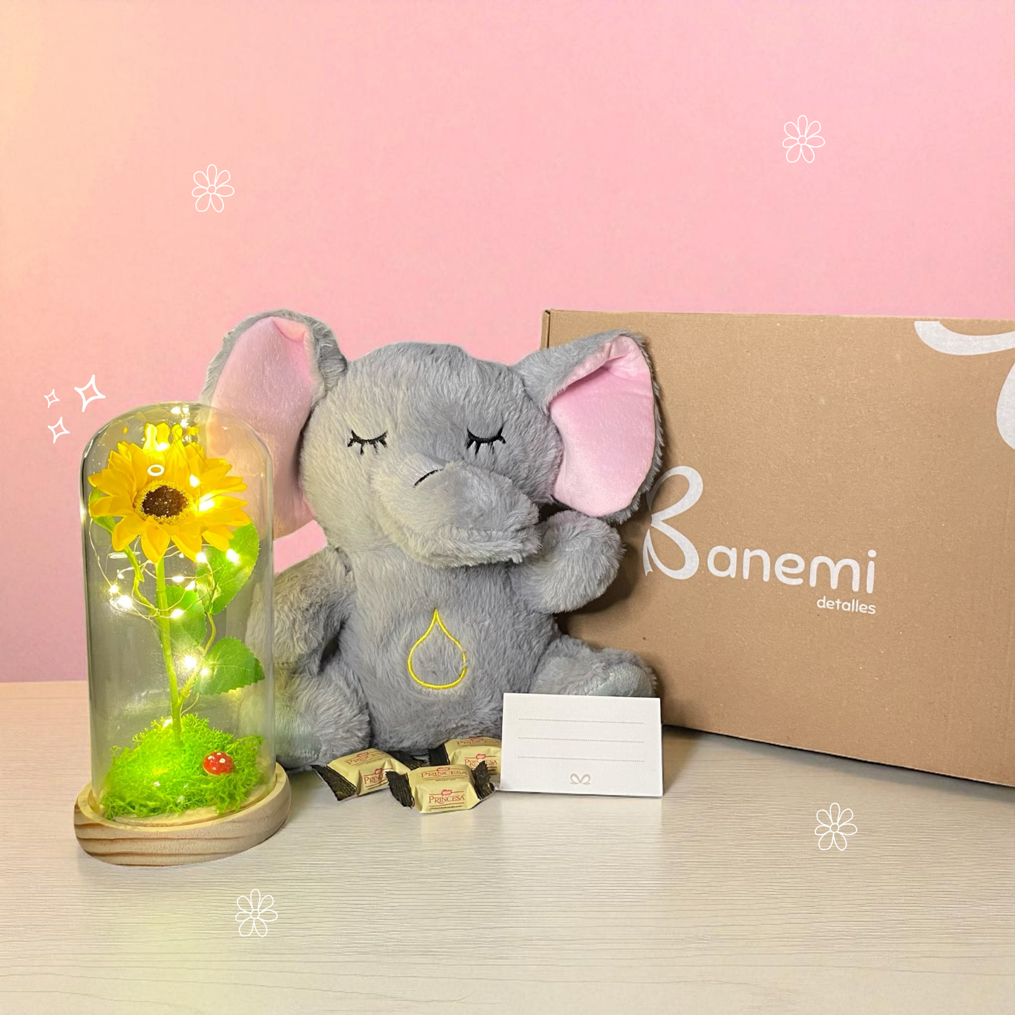 🐘✨ Elefante Sereno: Cúpula Encantada + compañía que abraza y calma