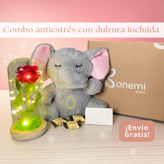 🐘✨ Elefante Sereno: Cúpula Encantada + compañía que abraza y calma