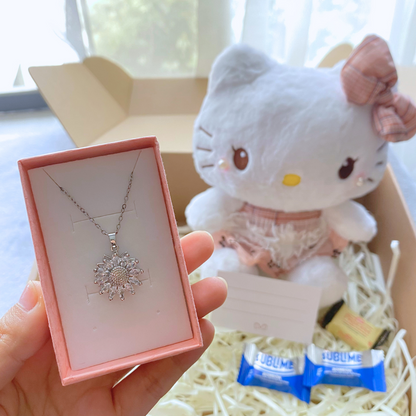 ✨🌸 Luz de Ternura: Peluche + Collar Giratorio de tu elección